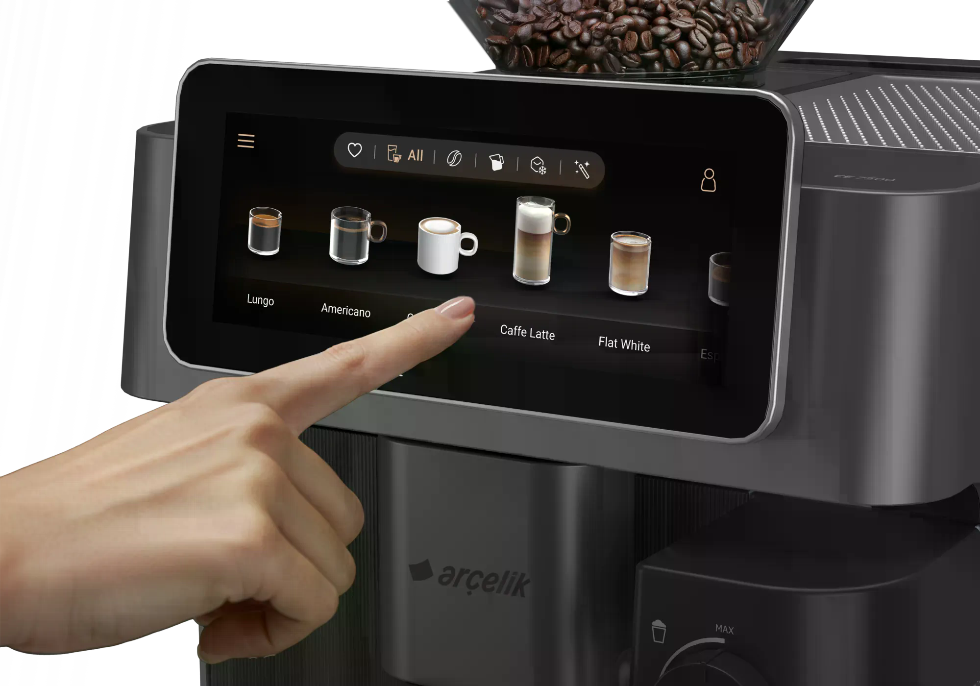 Arçelik EM 9595 Imperium Barista® Tam Otomatik Espresso Makinesi