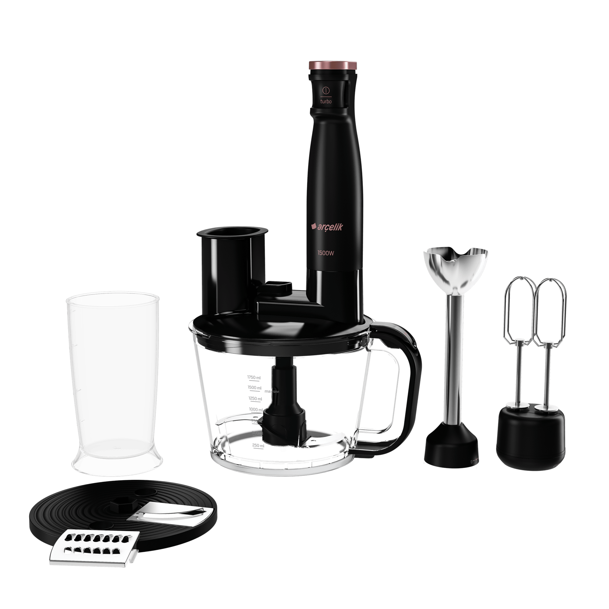 Arçelik Arçelik RHB 6050 S Resital Siyah 1500 W Blender Seti En Ucuz Fiyatları ve Özellikleri Görsel 6