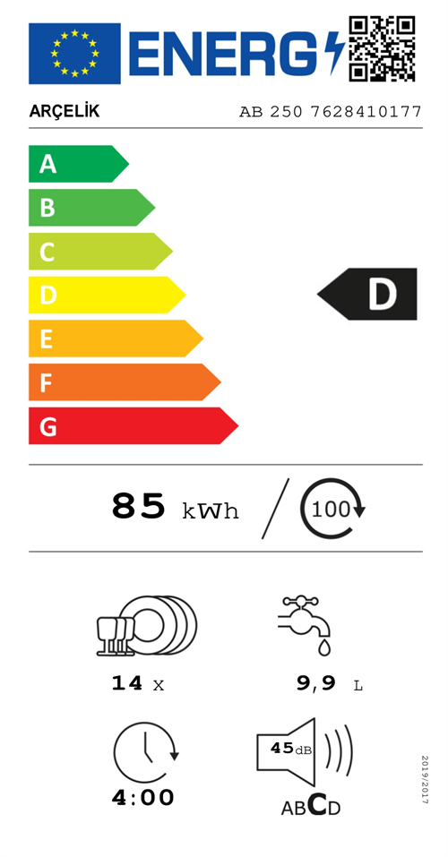 Arçelik 1011 KMP I 10 Kg Kurutma Makinesi