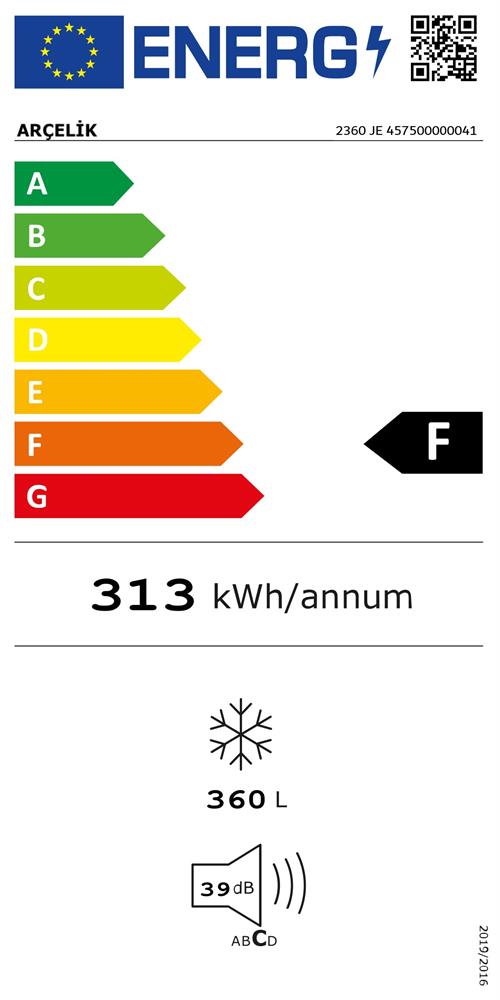Arçelik 2360 JE Sandık Tipi Derin Dondurucu