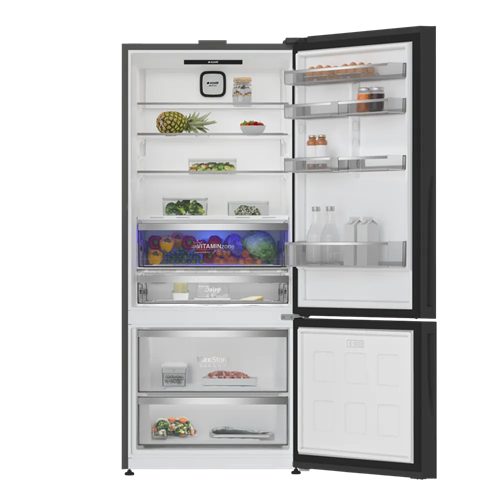 Arçelik 278551 ESC Siyah Cam Alttan Donduruculu Buzdolabı