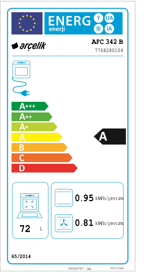 Arçelik ADE 6062 B1 Ankastre Duvar Tipi Davlumbaz