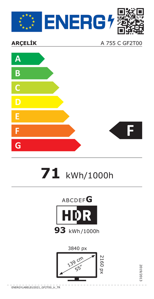 Arçelik Imperium 12 AI OLED 120 Hz 65
