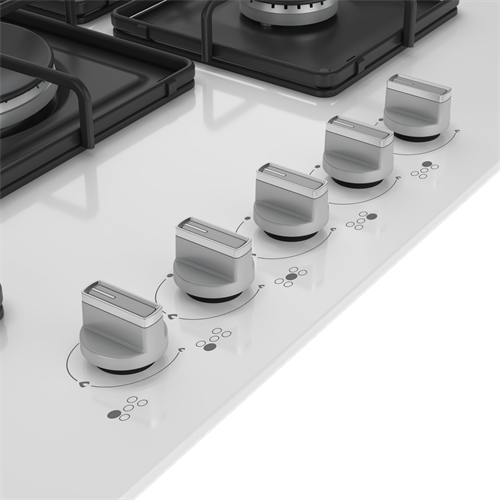 Arçelik OCD K 752 EWB Gazlı Cam Tablalı Ocak