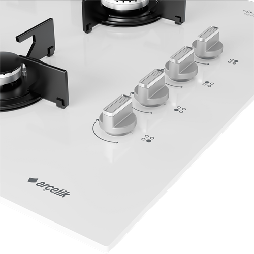 Arçelik OCD T 651 EB Fibona Serisi Gazlı Cam Tablalı Ocak