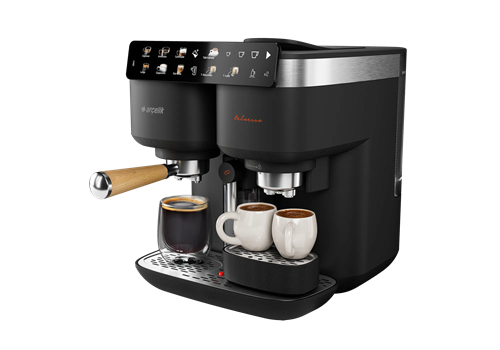 Arçelik TEM 9690 Telvesso Türk Kahvesi Makinesi & Yarı Otomatik Espresso Makinesi