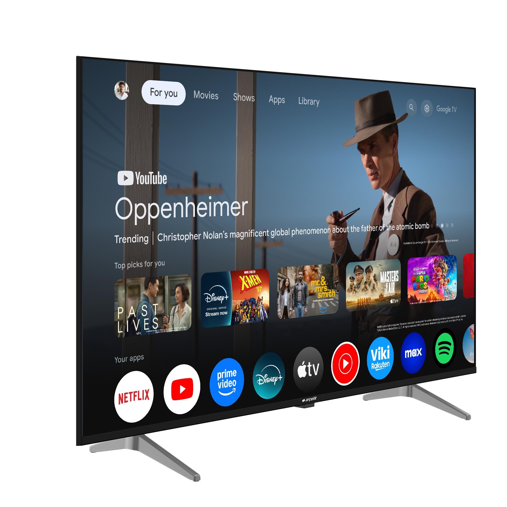 Arçelik 7 serisi 50'' 4K UHD Google TV - A50 E 795 B Smart TV