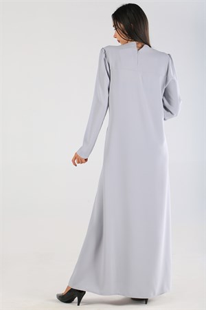 ALMARWAH Taşlı Abiye Elbise (EX70553)
