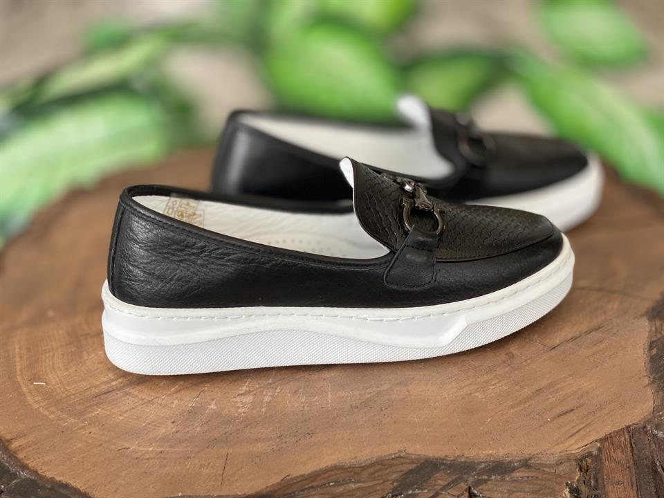 Pierre Cardin Günlük Rahat Tokalı Kadın Siyah Ayakkabı 52322 | Wom Boutique