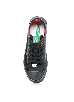 Benetton 30532 Siyah Kadın Deri Ayakkabı