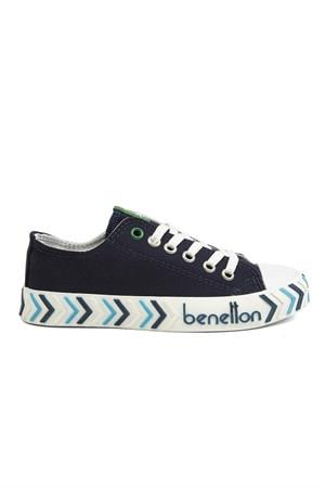 Benetton Gri Sneaker Ayakkabı (BN-30624)