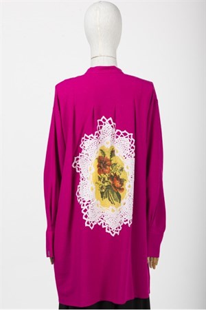 İnvee Arkası Desenli Tunik Gömlek (6786) 
