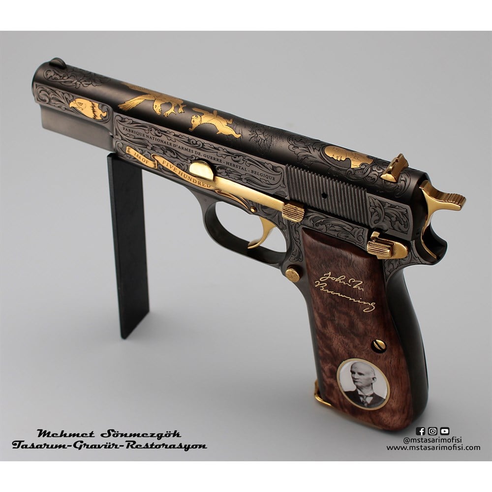 Browning HP Gravür // John Browning Özel Tasarım 1