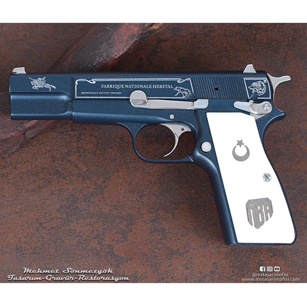 Browning HP Gravür // Kurt,Göktürk Temalı Çalışmamız