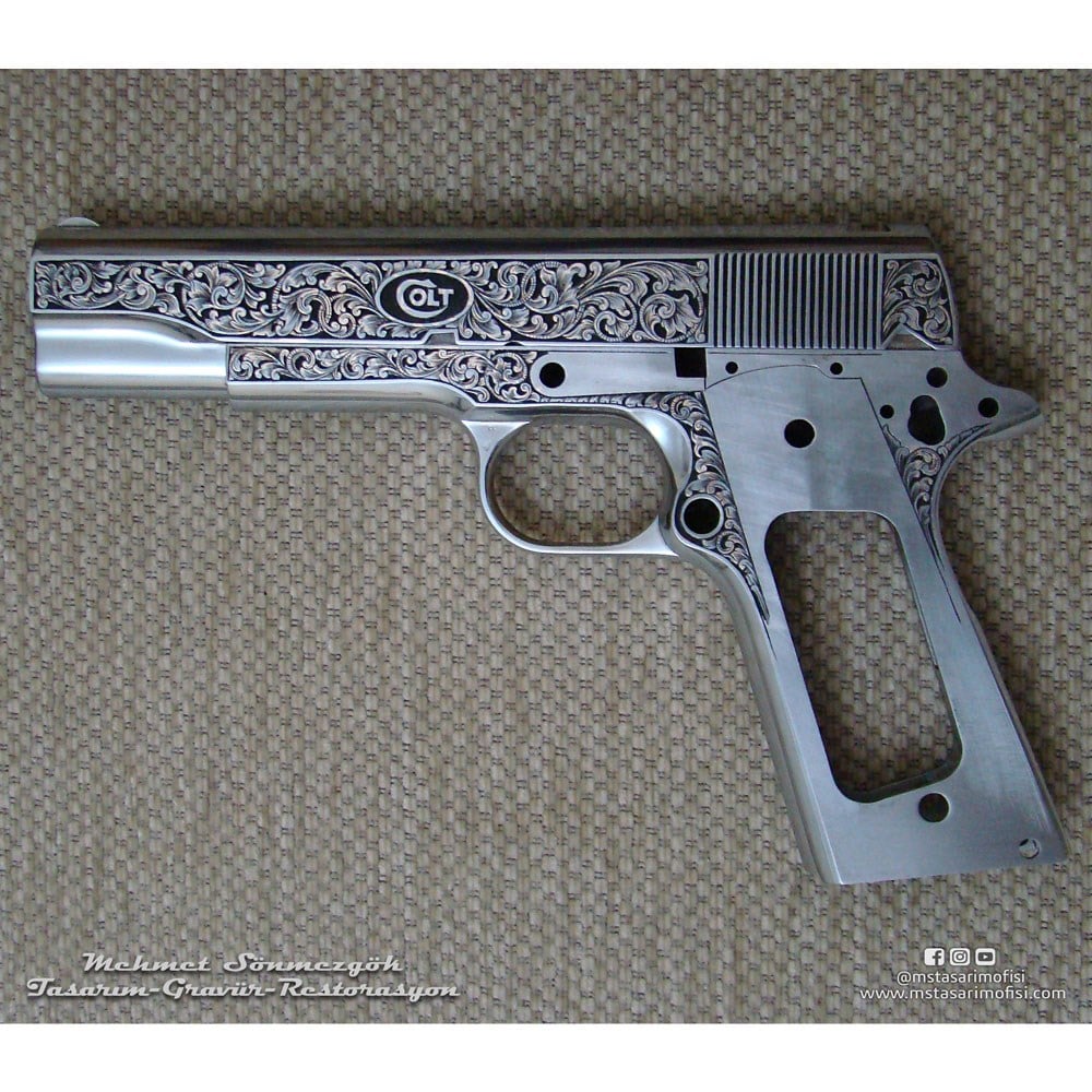 Colt 1911 Gravür // Colt Logou Özel Tasarım Gravür