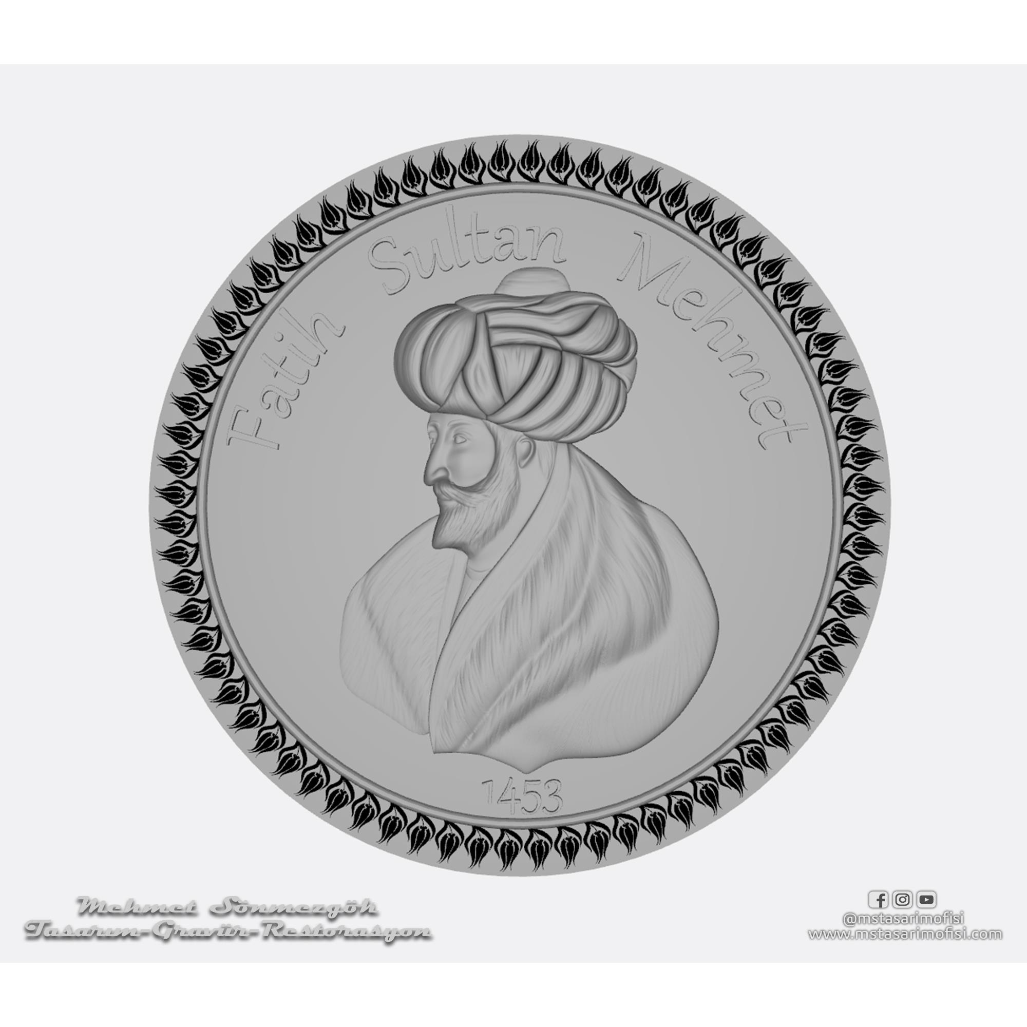 Fatih Sultan Mehmet_STL Model 1