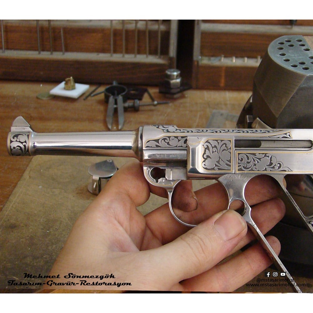 Luger P08 Gravür // Serpme Gravür Model 1