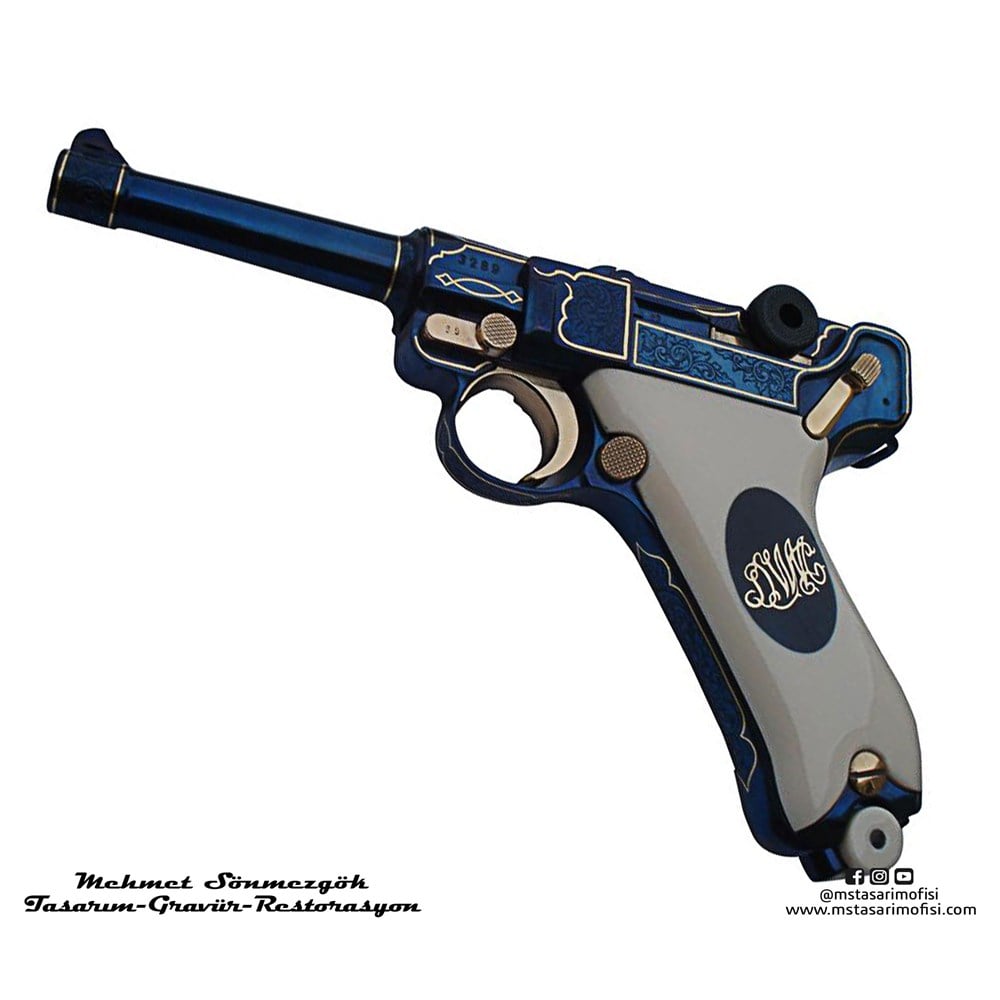 Luger P08 Gravür // Serpme Gravür Model 2