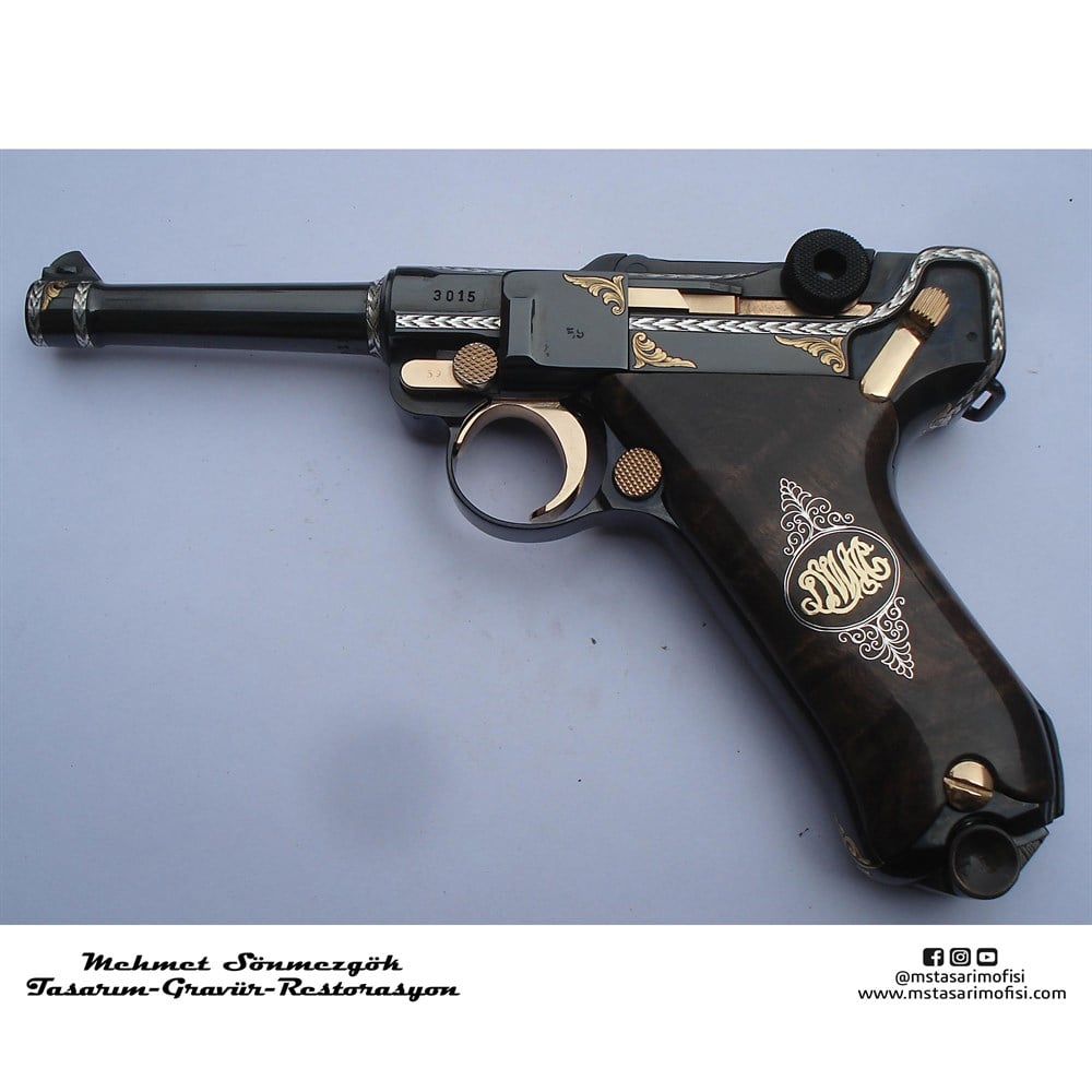 Luger P08 Gravür // Serpme Gravür Model 4