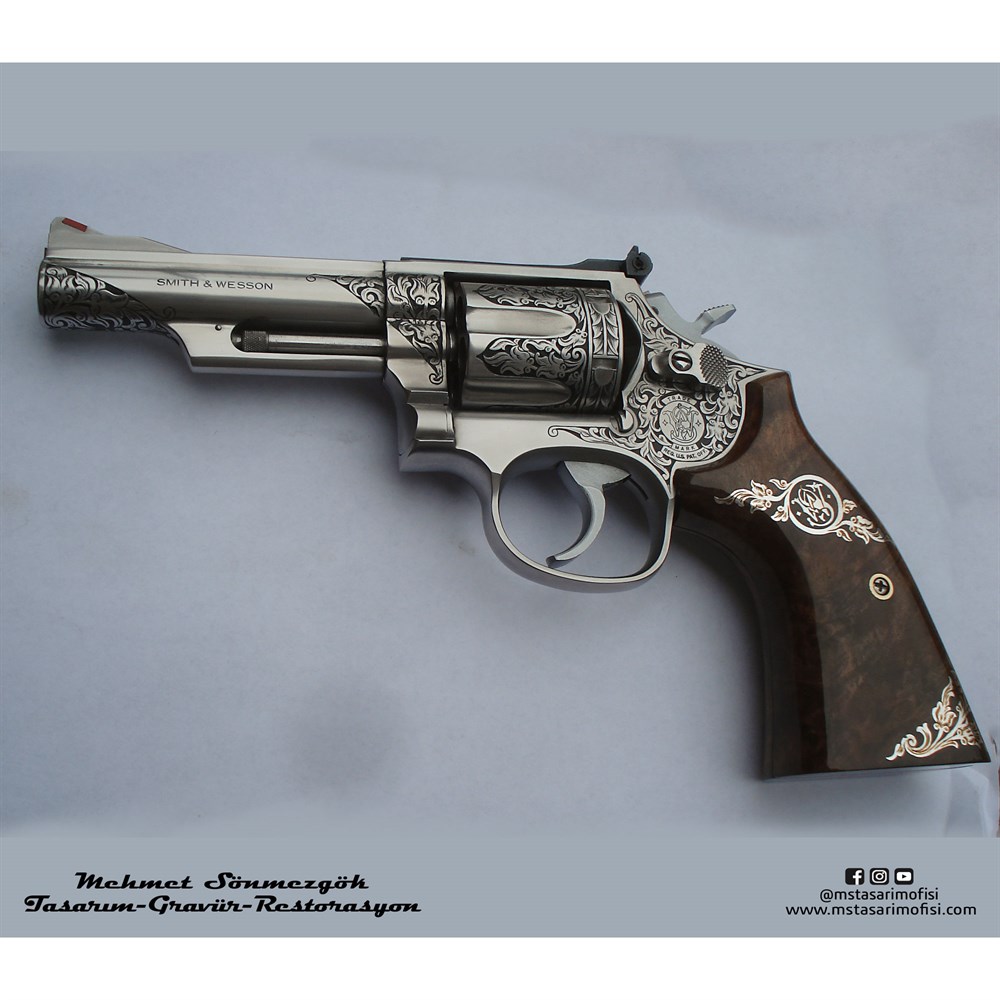 Smith & Wesson 357 Gravür // Klasik Oyma Gravür