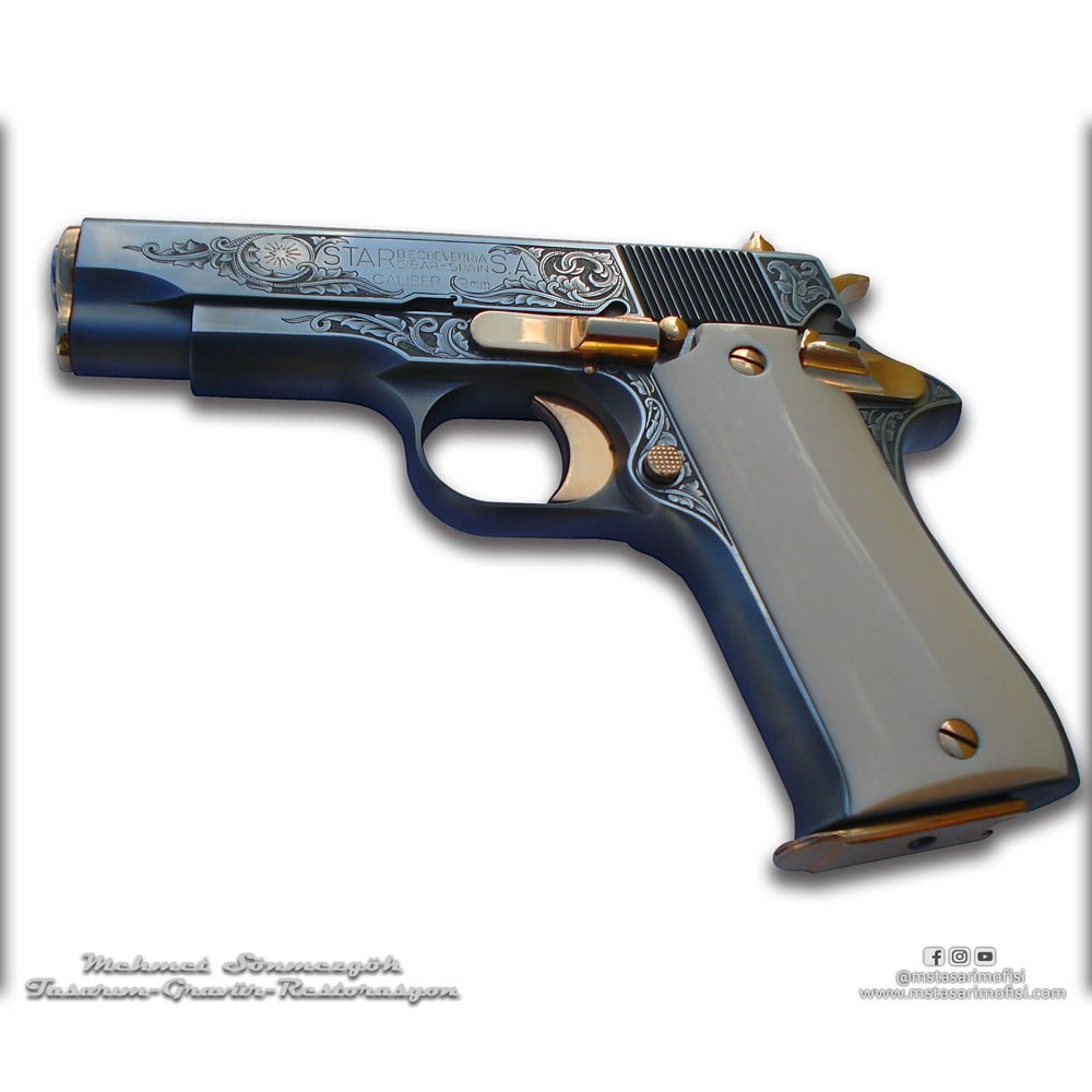 Star 9mm Gravür // Yanaklar Gravür