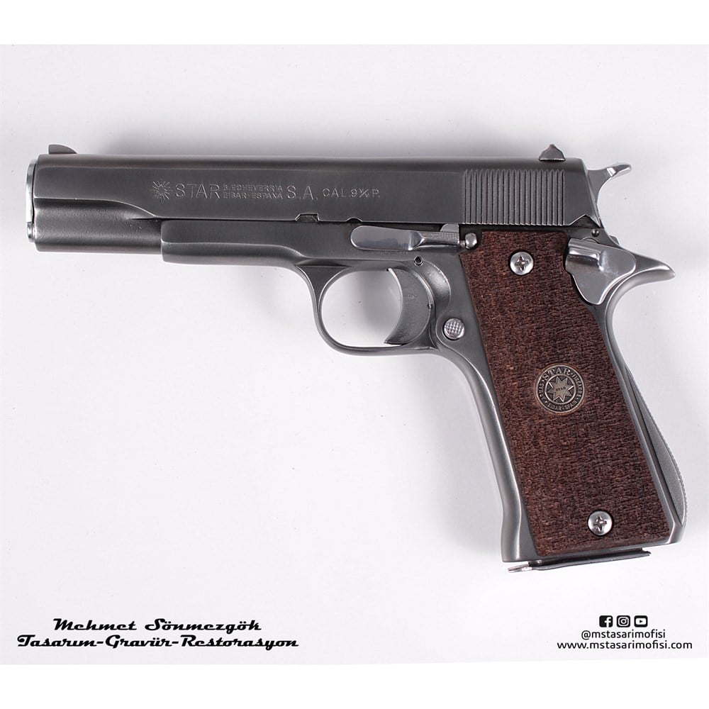 Star 9mm Kaplama //  Füme Titanyum