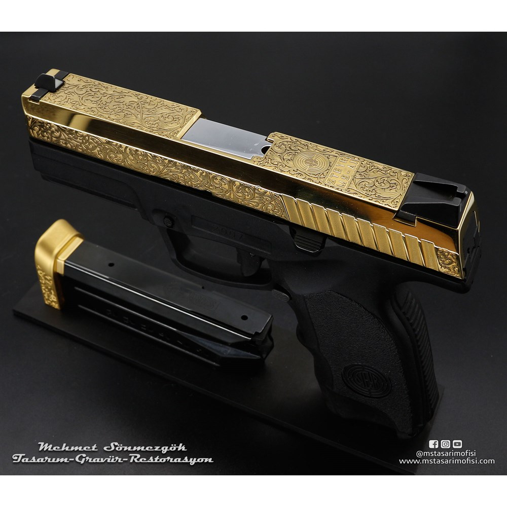 Steyr M9 A1 Gravür // İnce İşçilik Gravür,3D Logo