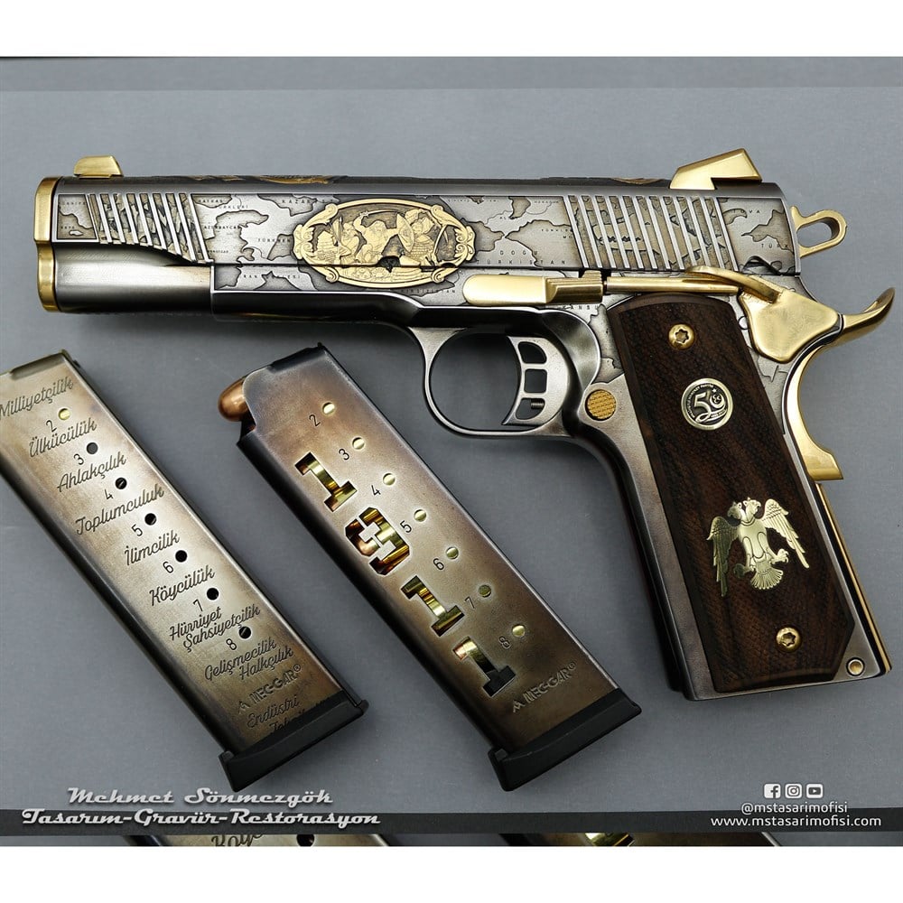 Tisaş 1911 Gravür // Büyük Turan Devleti,Model 3
