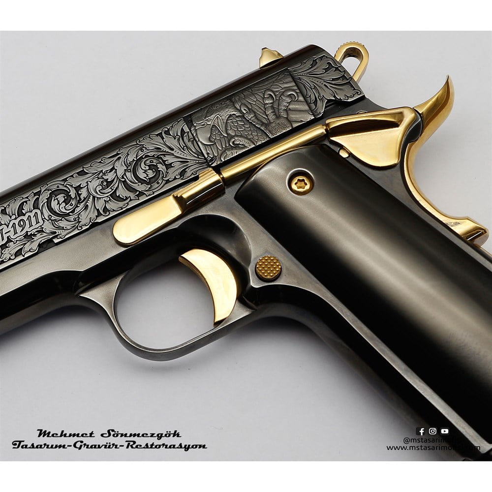 Tisaş 1911 Gravür // Kartal Çekme Kertiği (3D)