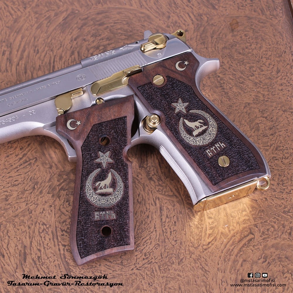 Beretta 92FS Kabze // Bozkurt Ay Yıldız
