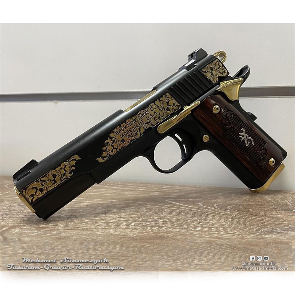 Browning 1911 Gravür // Klasik Desen Gravür