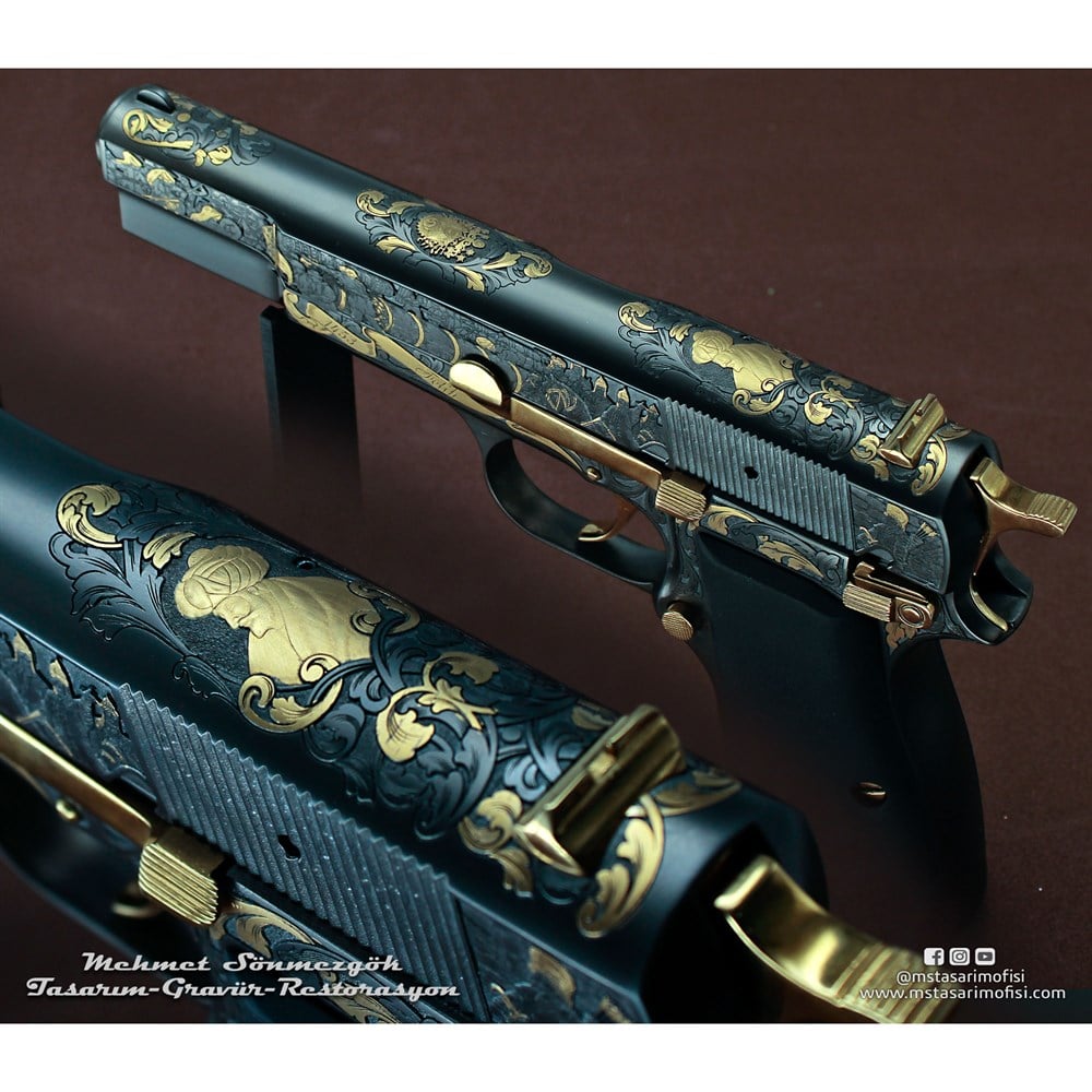 Browning HP Gravür // Fetih 1453_3D Altınlı (2023 Versiyonu)