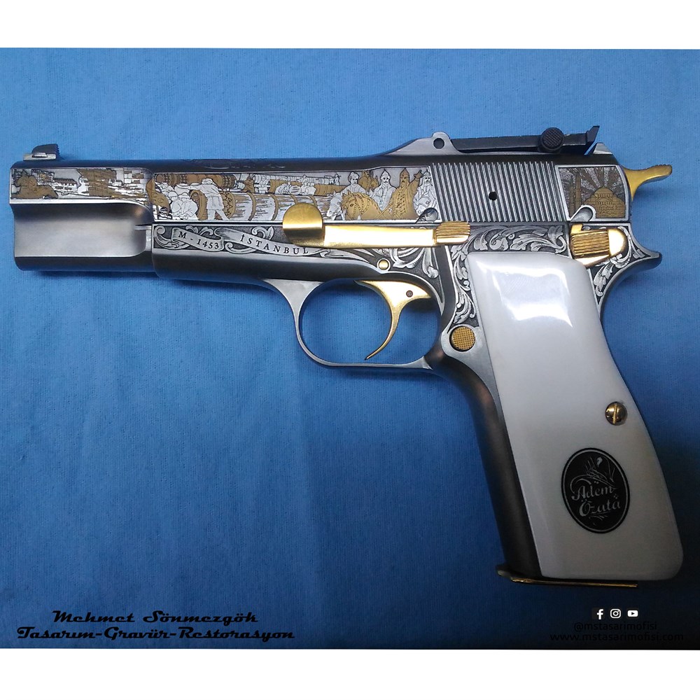 Browning HP Gravür // Fetih 1453 Ayasofya_(2017 Versiyonu) 