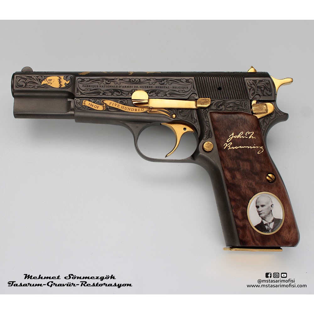 Browning HP Gravür // John Browning Özel Tasarım 1