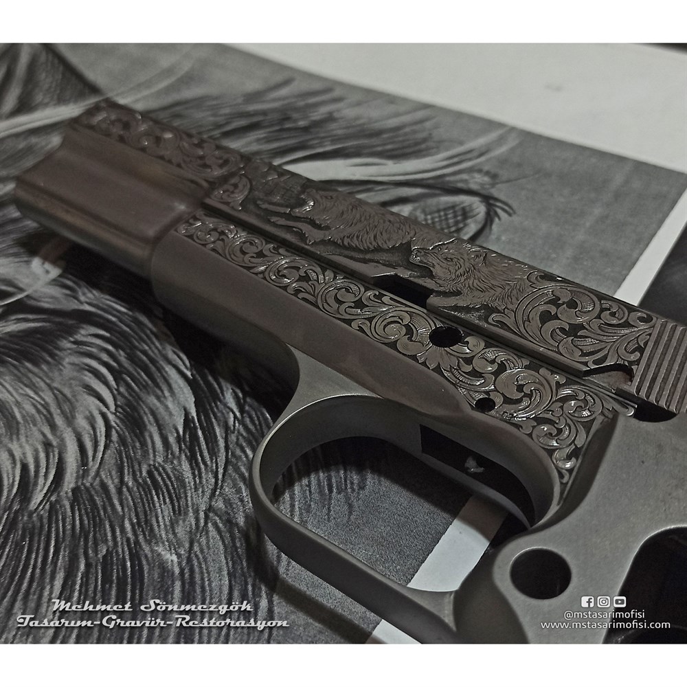Browning HP Gravür // Kurt Gravür