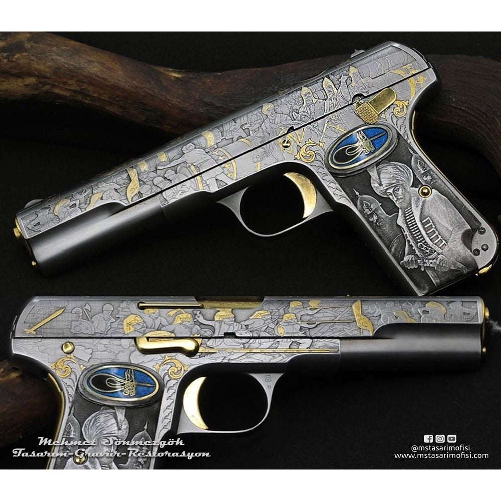 Browning Tuğralı Gravür // Fetih 1453 (2019 Versiyonu) Çekme Kertiksiz Özel Model