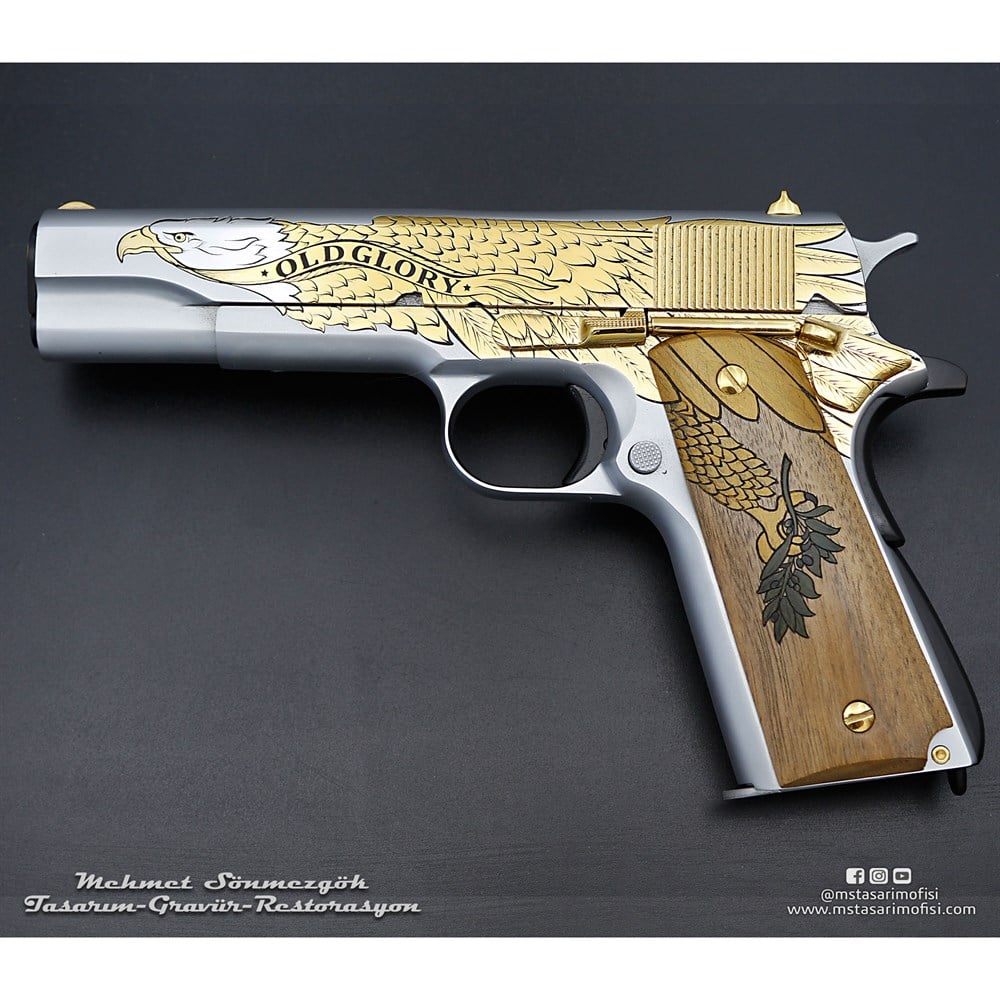 Colt 1911 Gravür // Old Glory Kartal