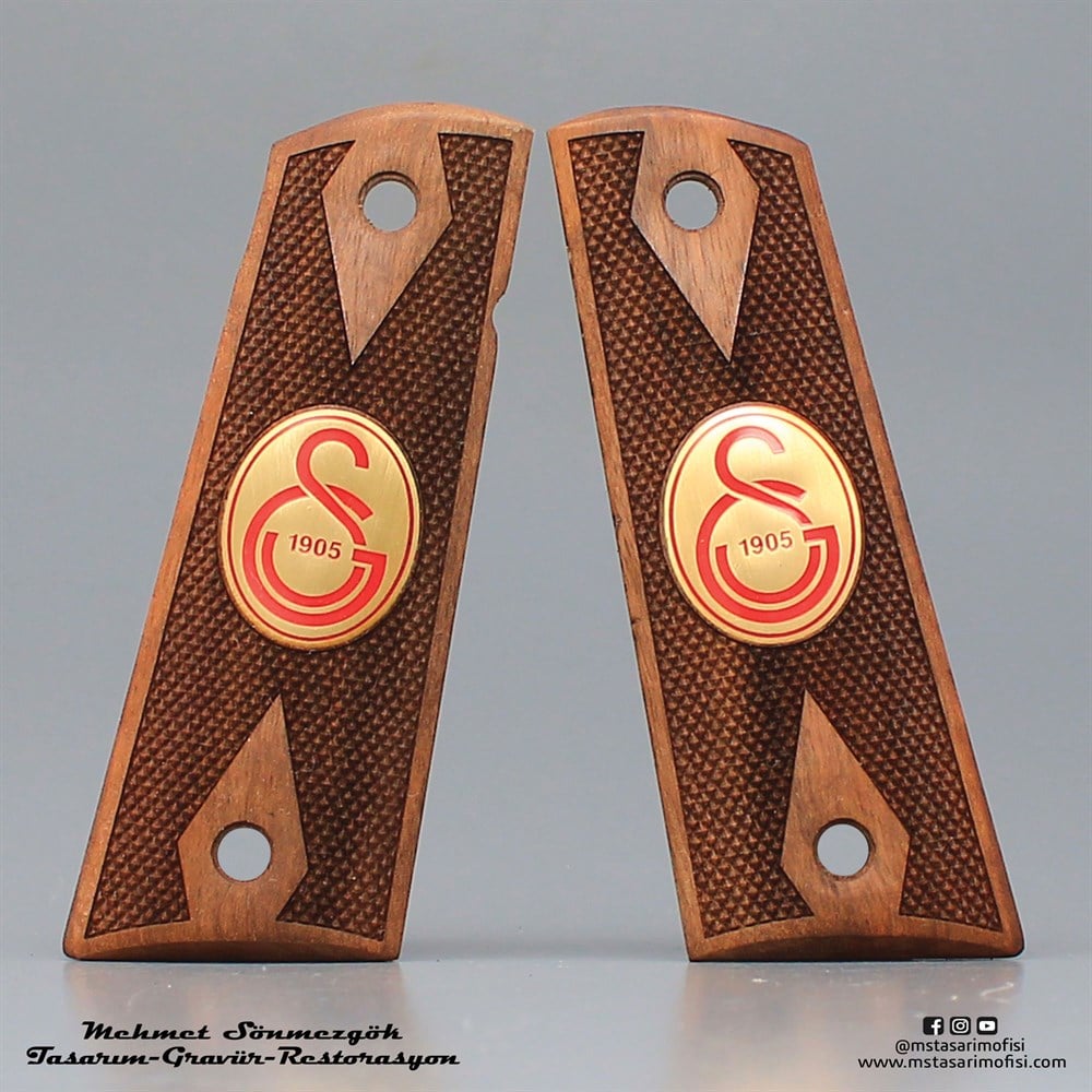 Colt 1911 Kabze // Galatasaray Logo,Mineli