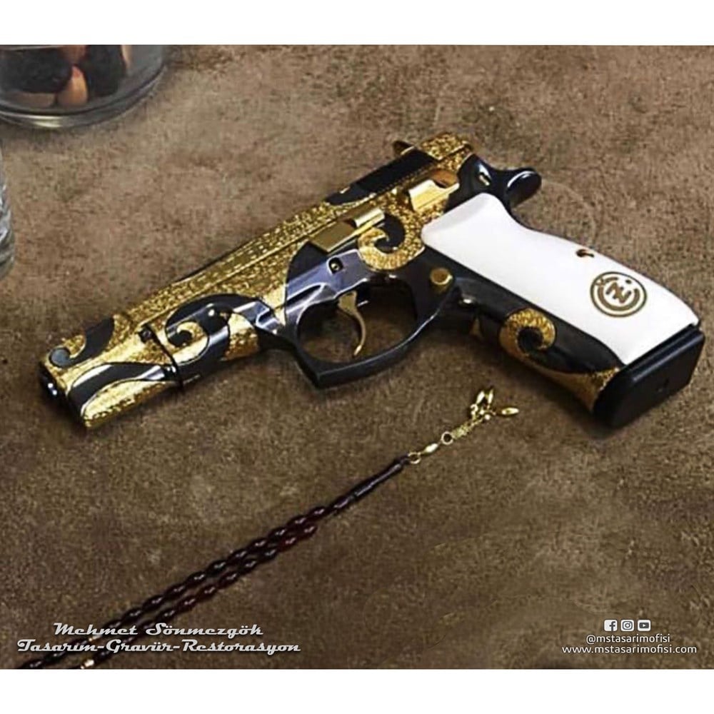CZ 75 Gravür // English Scroll Gravür