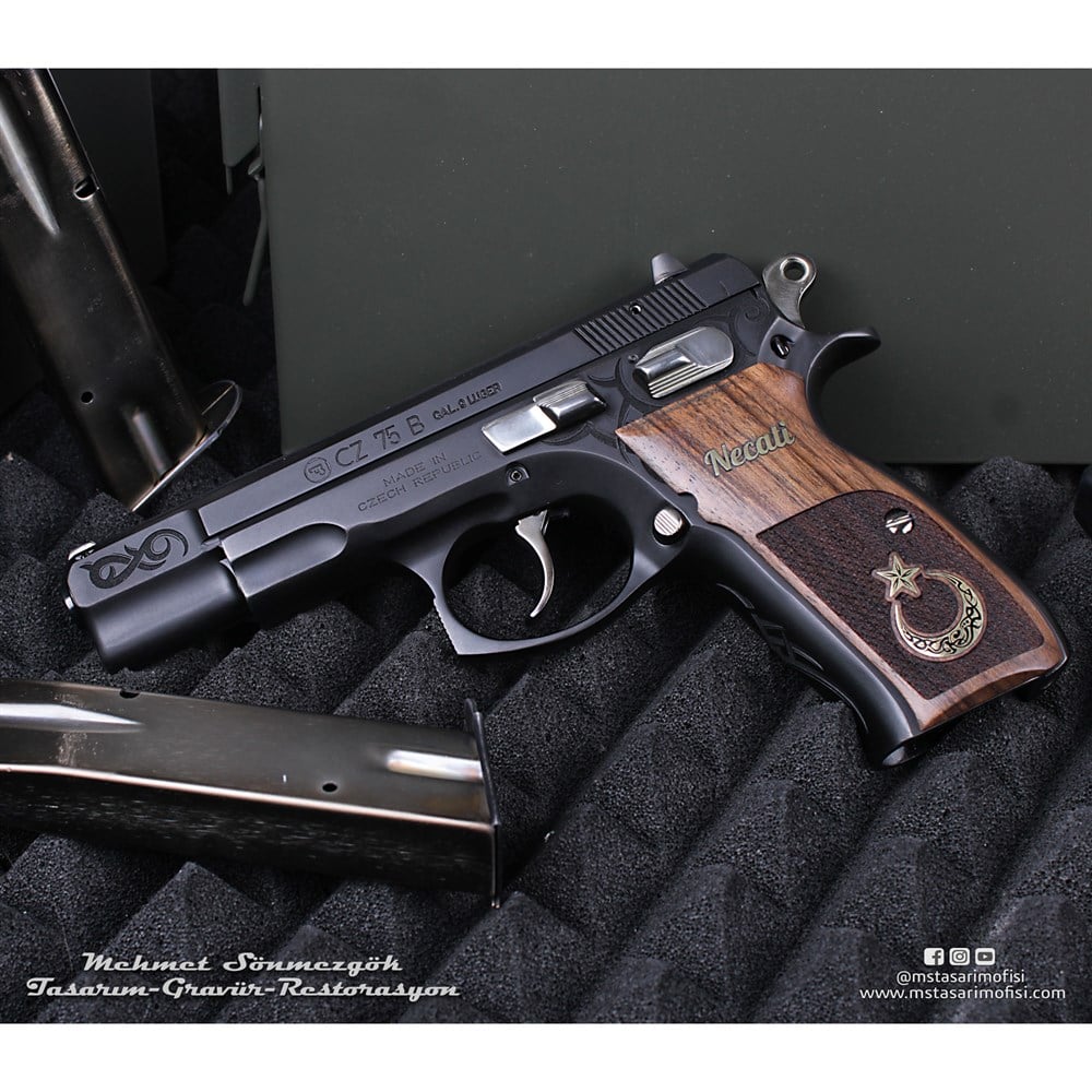 CZ 75 Gravür // Serpme Gravür,Mineli Kabze