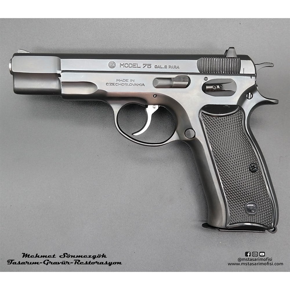 CZ75B Kaplama // Füme Titanyum,Açık Renk
