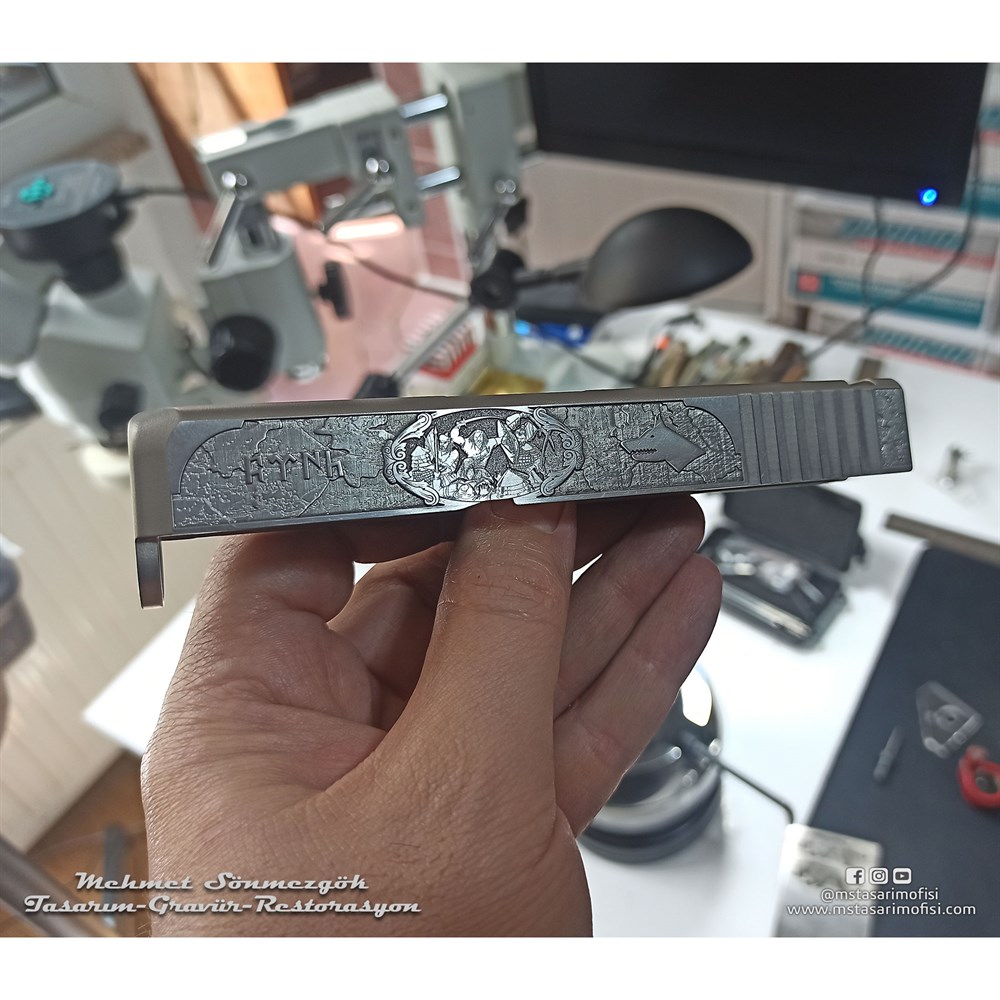 Glock 26 Gravür // Büyük Turan Devleti