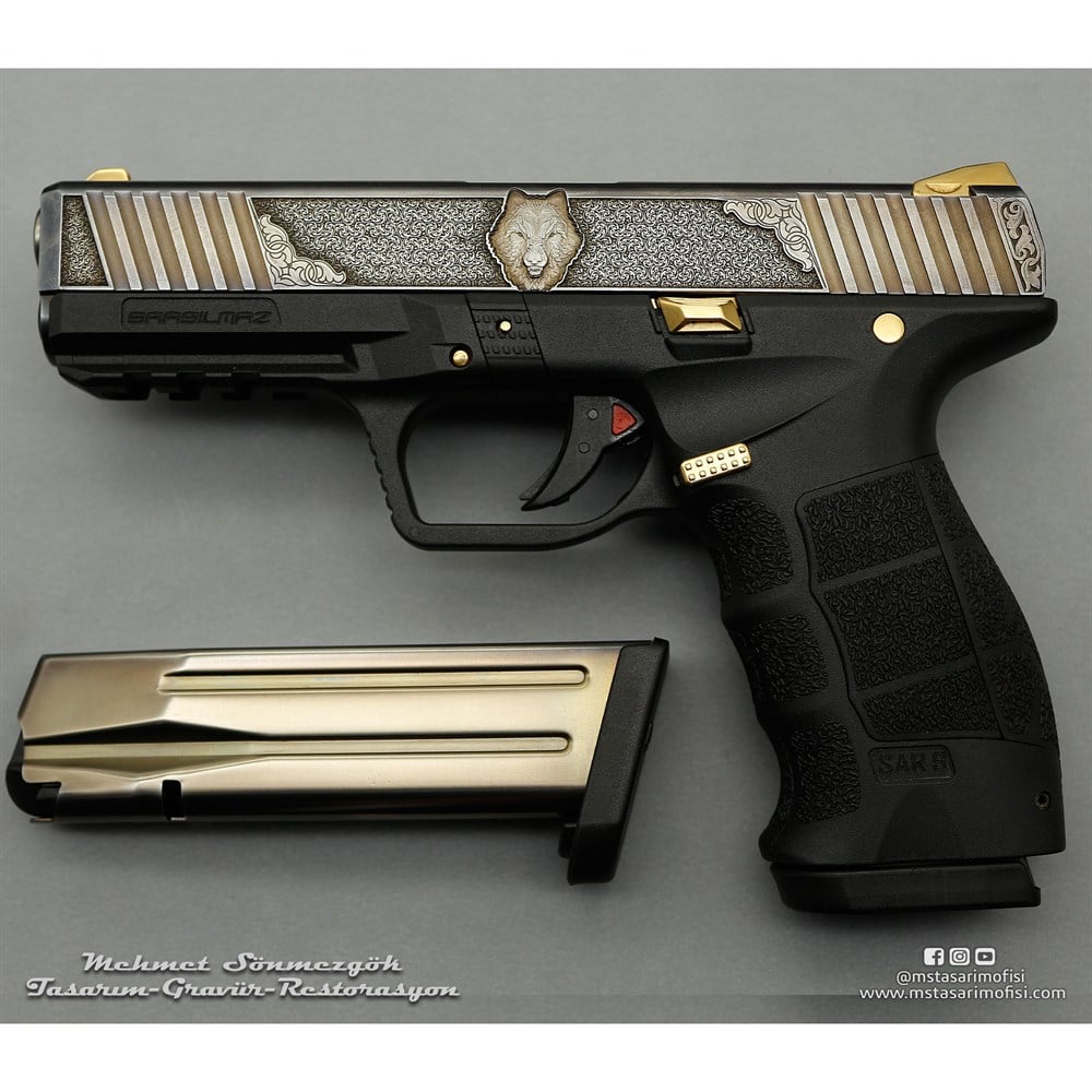 Sarsılmaz Sar9 Gravür // Kurt (3D)