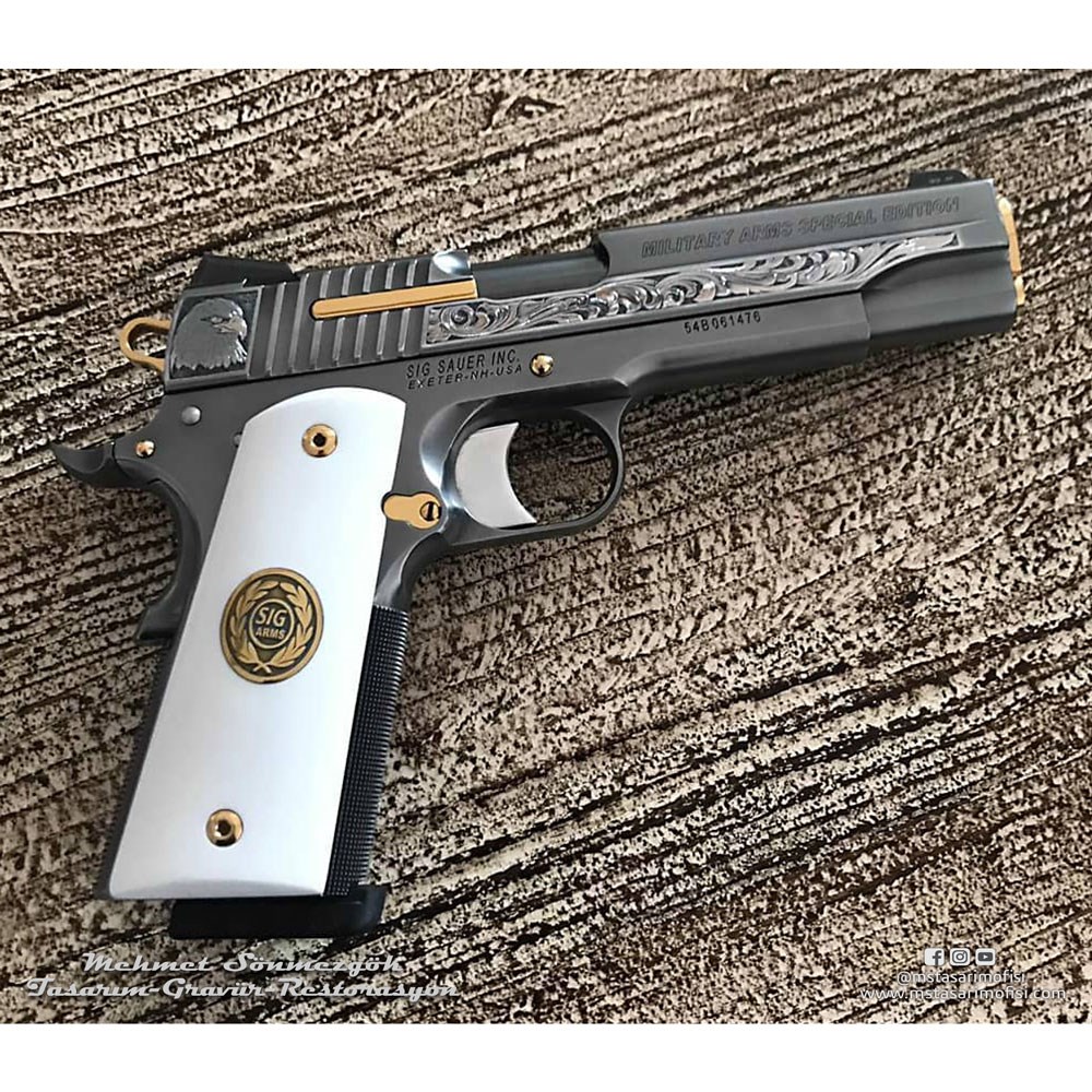 Sig Sauer 1911 Gravür // Kartal Figürlü Gravür