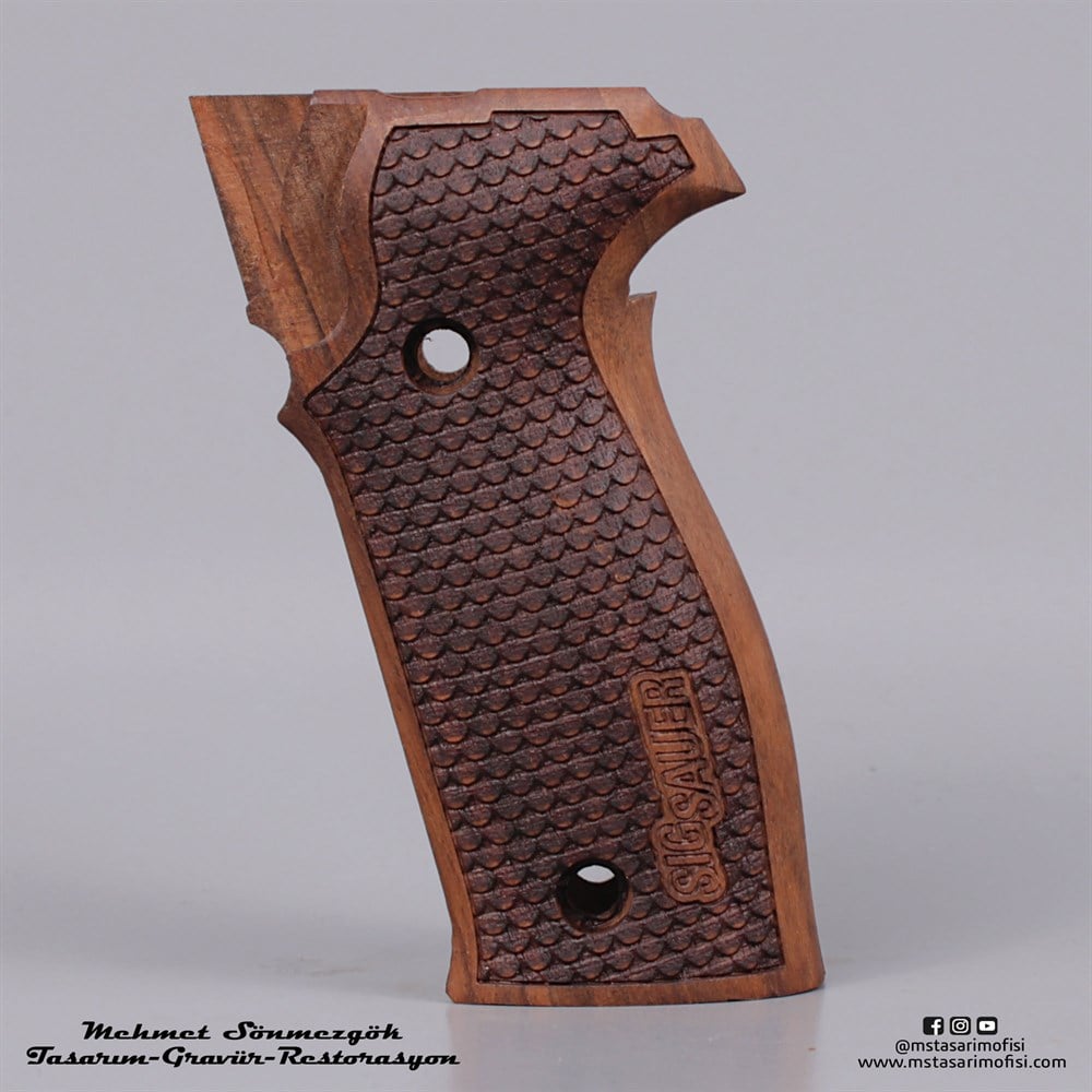 Sig Sauer P226 Kabze // Balıkpulu Desen,Logolu