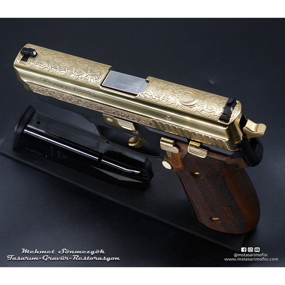 Sig Sauer P229 Gravür // Celtic Tasarım,3D Ay Yıldız