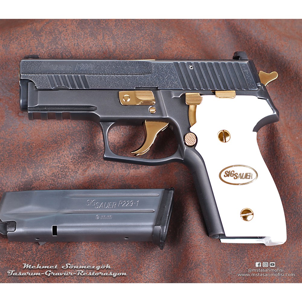 Sig Sauer P229 Gravür // English Scrooll Gravür