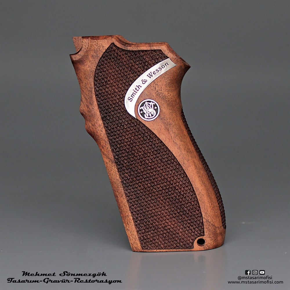 S&W 5904-5906 Kabze // SW Border Logolu,Gümüş