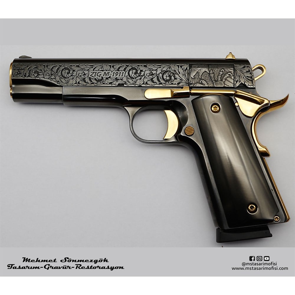 Tisaş 1911 Gravür // Kartal Çekme Kertiği (3D)