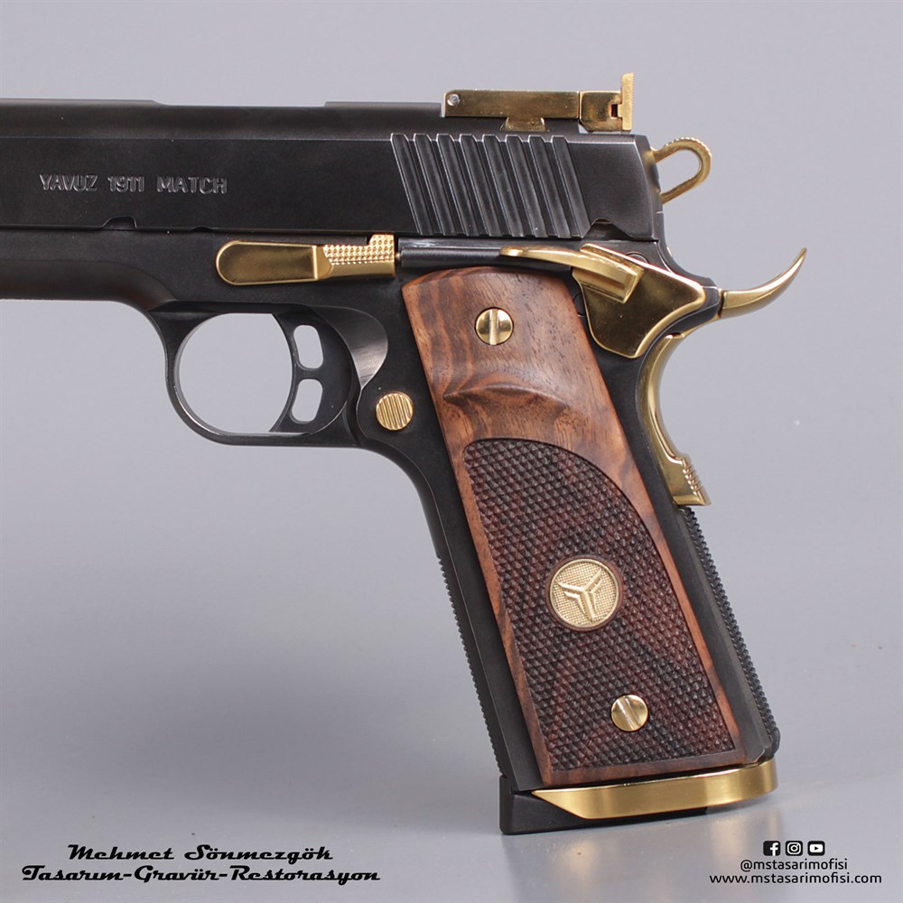 Yavuz 1911 Kabze // Parmak Destekli,Logolu